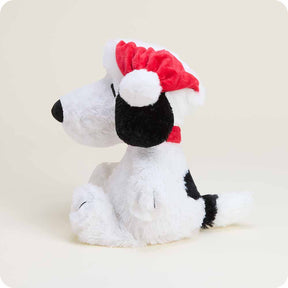 Warmies Snoopy with Santa Hat