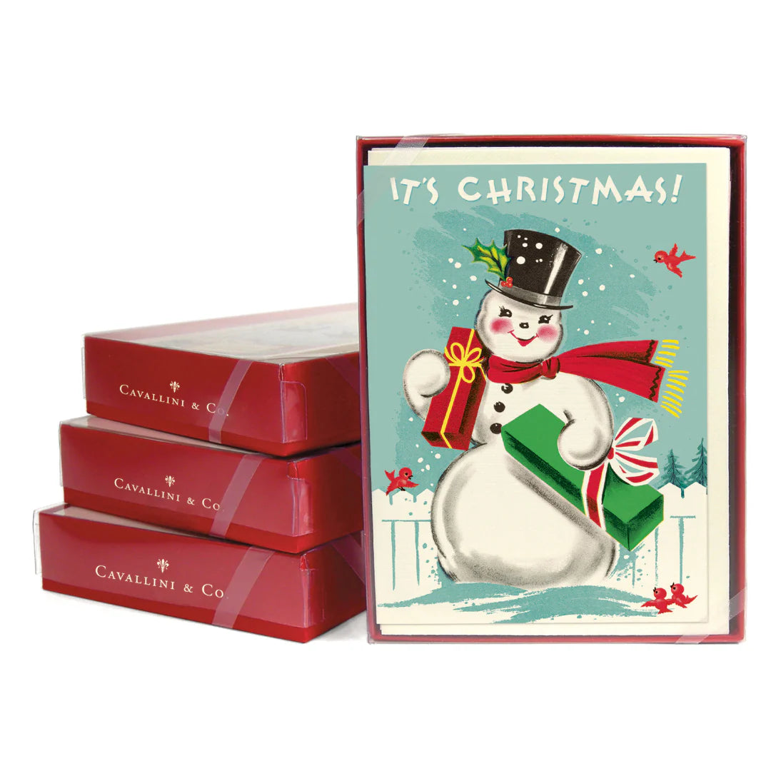 Cavallini & Co. - Boxed Note Cards Snowman