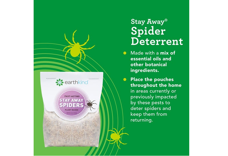 spider deterrent plant Earthkind, LLC -Stay Away Spiders Tray