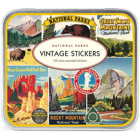 Cavallini Papers & Co - Tin Of Stickers-National Parks