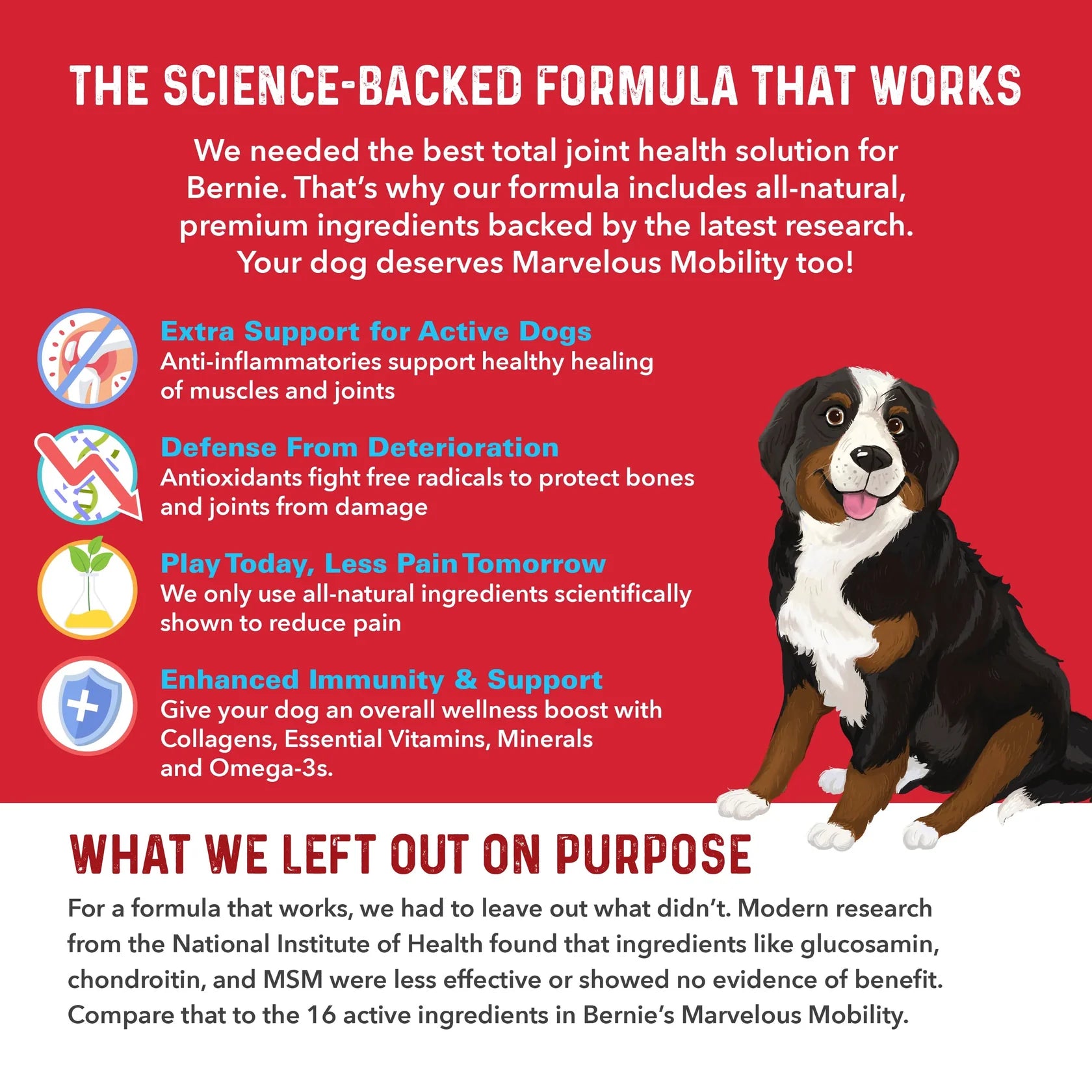 Bernie's Perfect Poop - Bernie's Marvelous Mobility - 90 count
