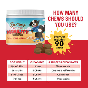 Bernie's Perfect Poop - Bernie's Marvelous Mobility - 90 count