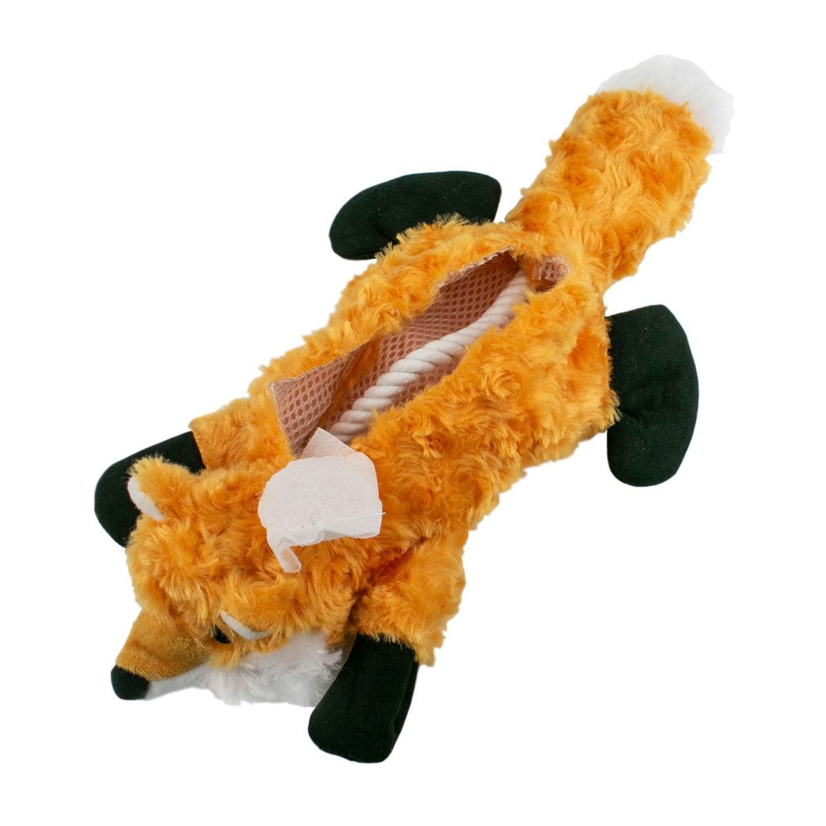 Tall Tails - Fox Stuffless With Inner Rope & Squeaker In Head