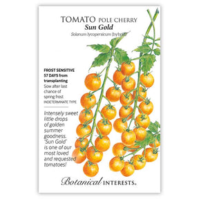 Botanical Interests, Inc. - Sun Gold Pole Cherry Tomato Seeds