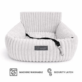 Nandog Pet Gear - The Car Seat Velvety Gray