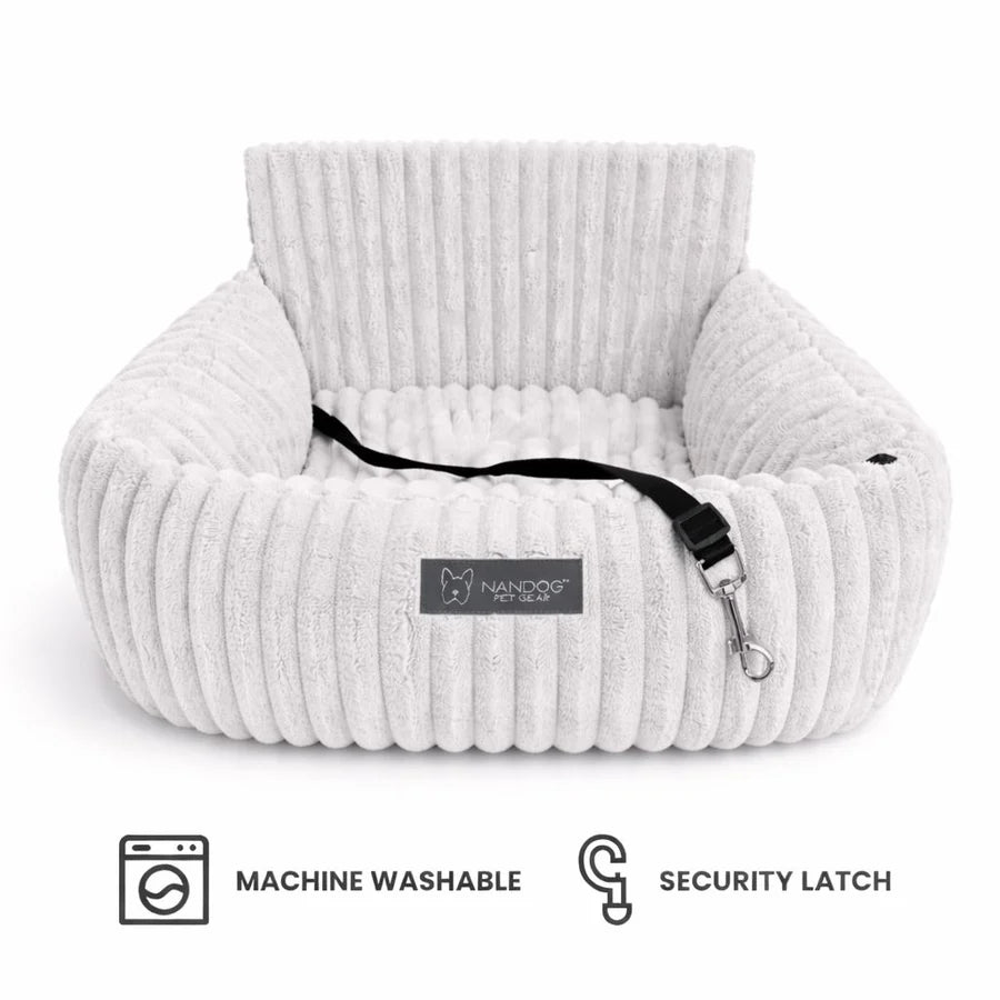 Nandog Pet Gear - The Car Seat Velvety Gray