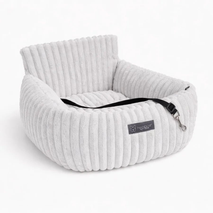 Nandog Pet Gear - The Car Seat Velvety Gray
