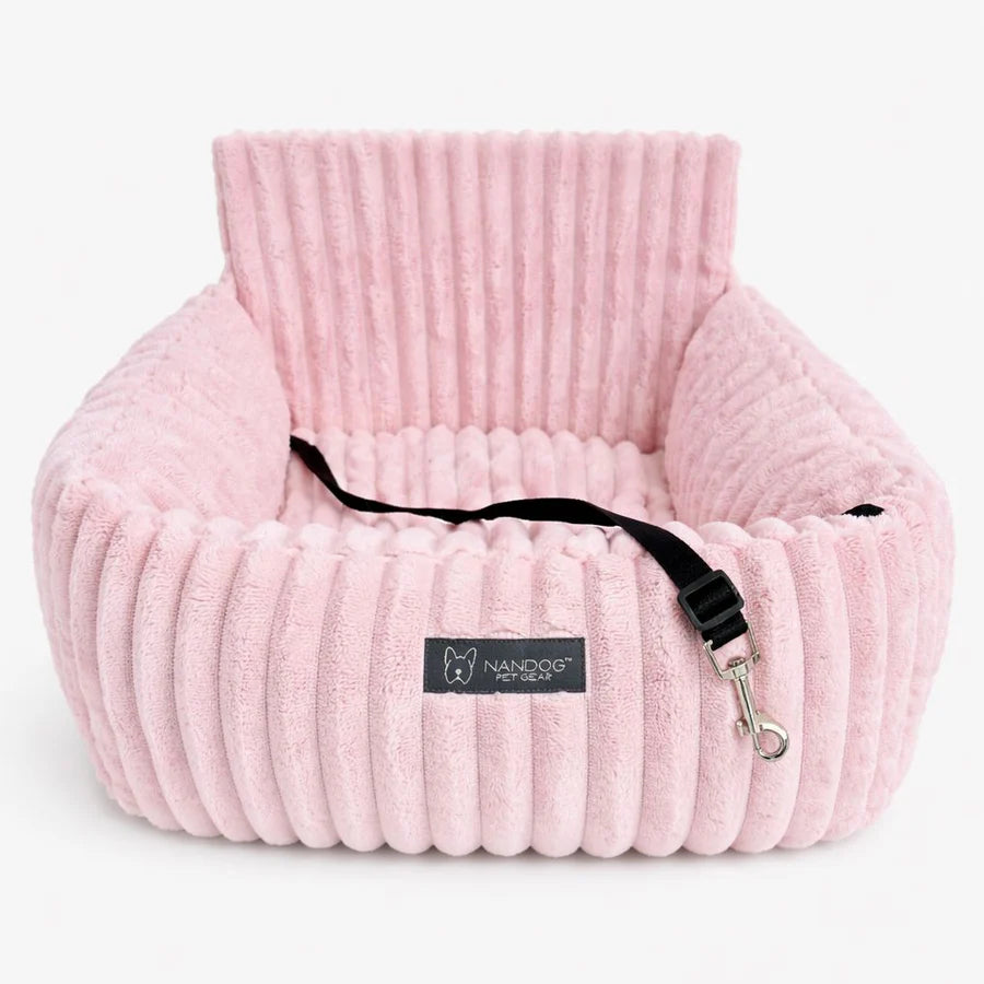 Nandog Pet Gear - The Car Seat Velvety Pink