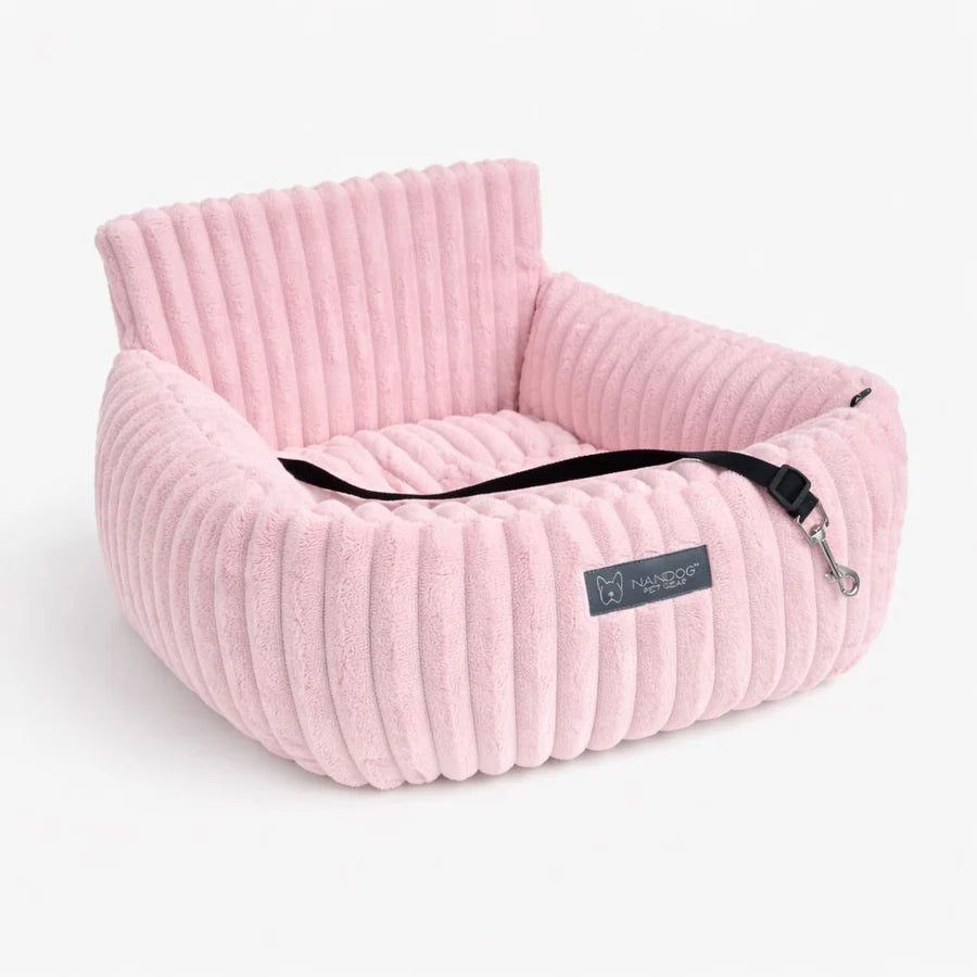 Nandog Pet Gear - The Car Seat Velvety Pink