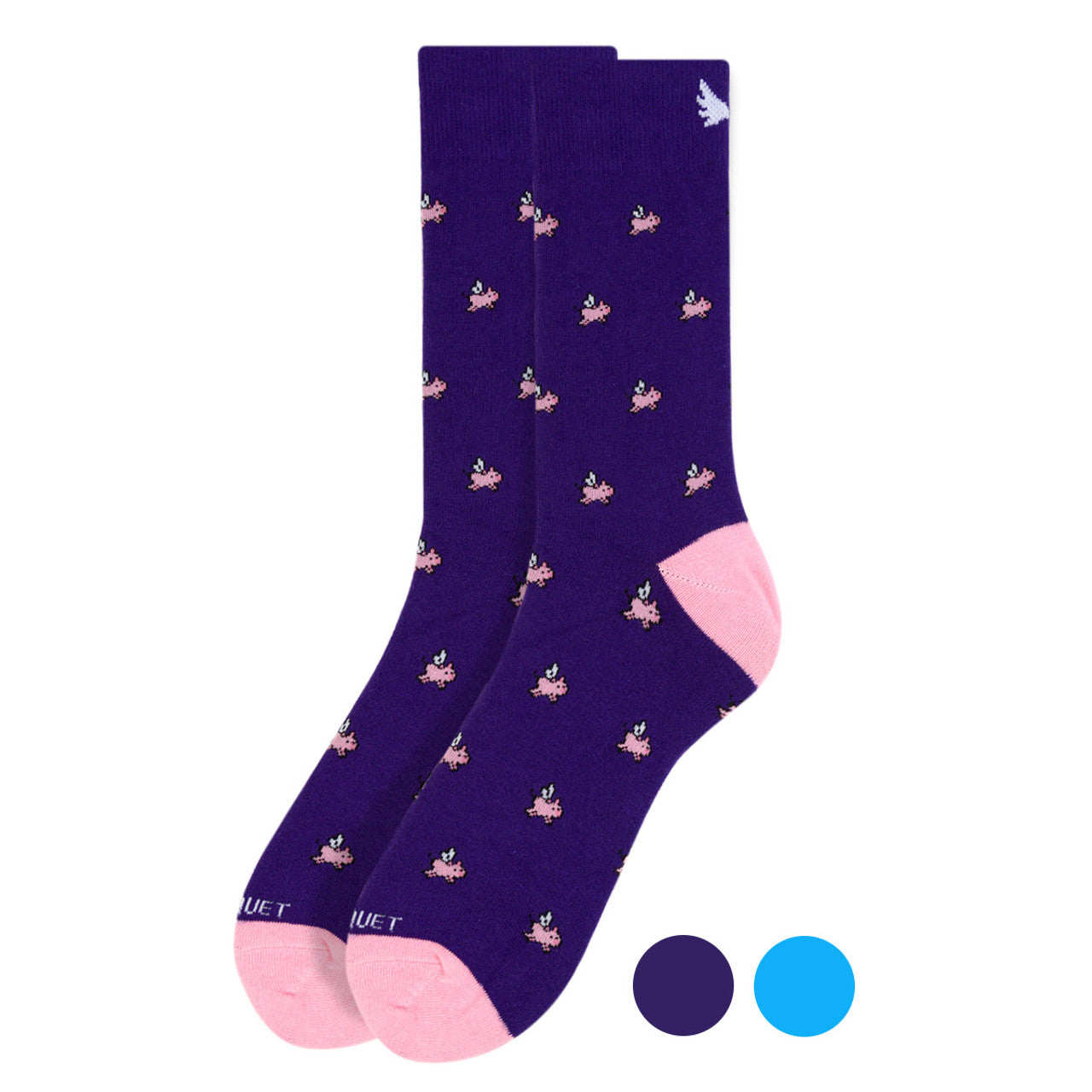 Selini New York - Socks Mens Flying Pig Novelty