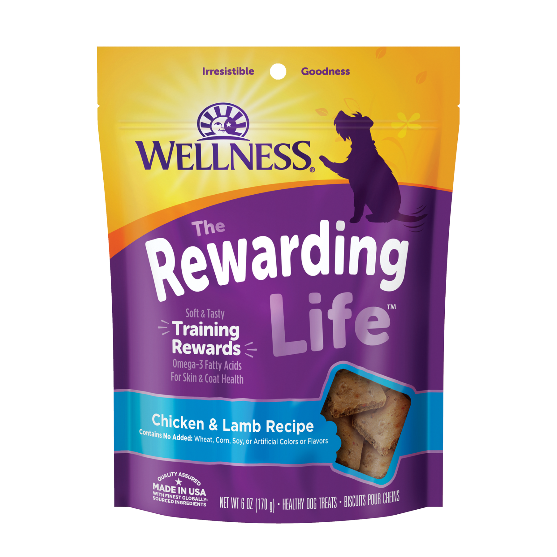 Wellness - Rewarding Life Treats Grain-Free Chicken & Lamb Recipe Soft & Chewy Dog Treats