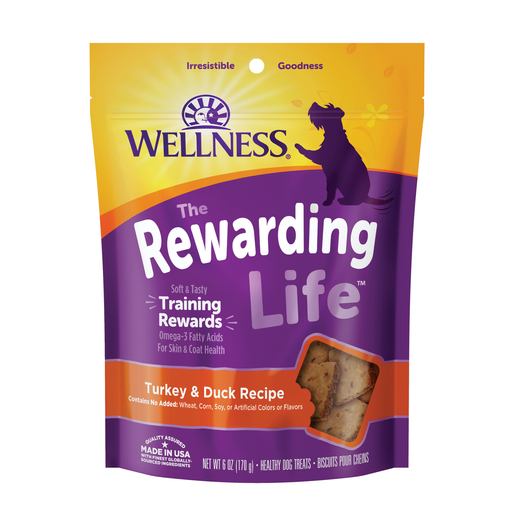Wellness - Rewarding Treats Grain-Free Turkey & Duck Recipe Soft & Chewy Dog Treats