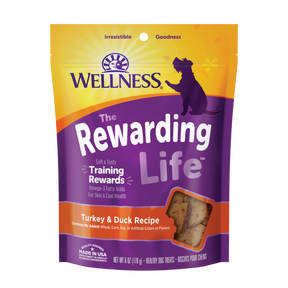 Wellness - Rewarding Treats Grain-Free Turkey & Duck Recipe Soft & Chewy Dog Treats
