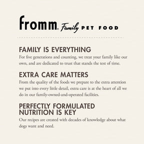 Fromm - Nutritionals Mobility Chicken & Whole Oates Dog Food