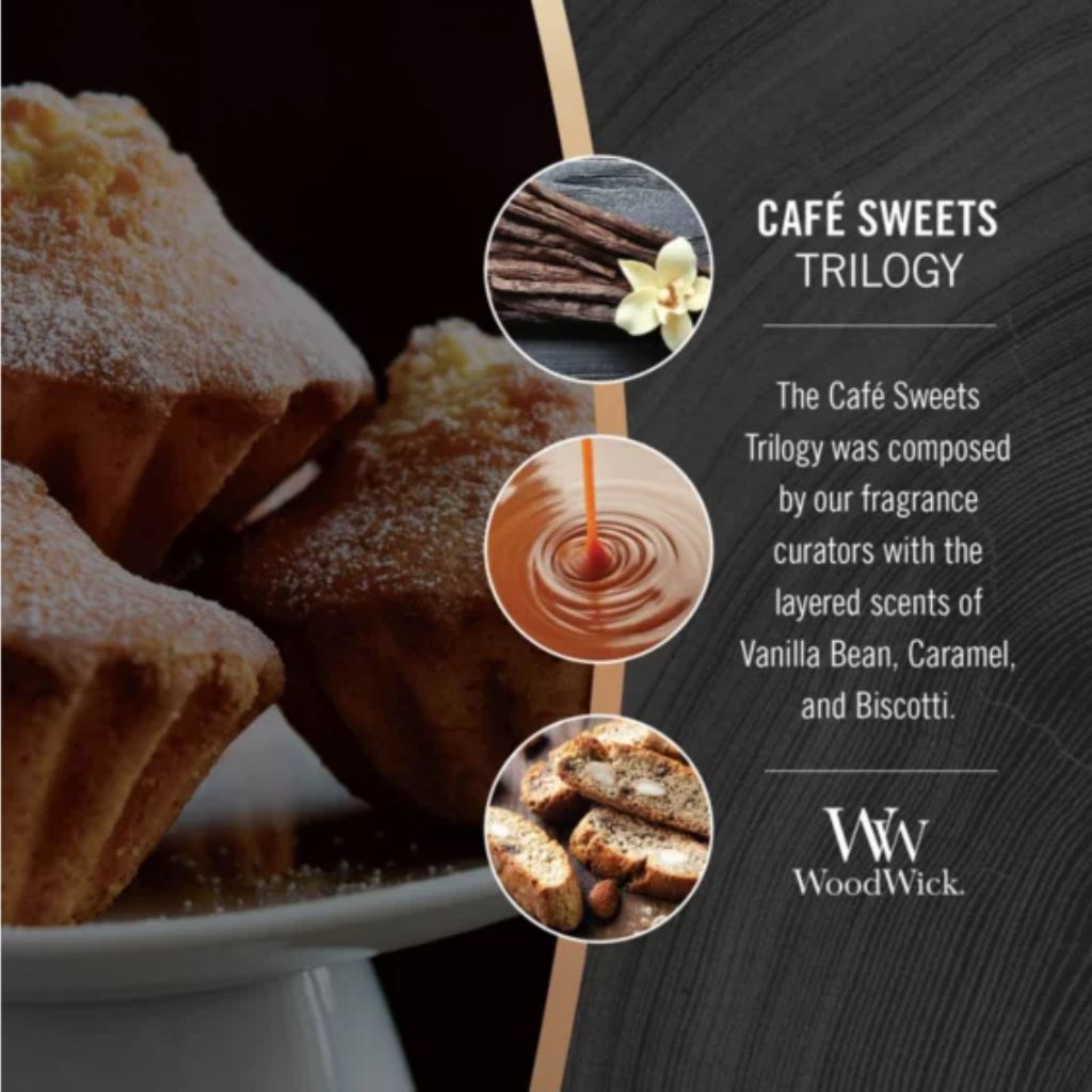 Woodwick - Medium Trilogy Cafe Sweets