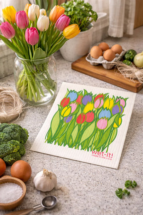 Wet-it! - Tulip Field Swedish Cloth