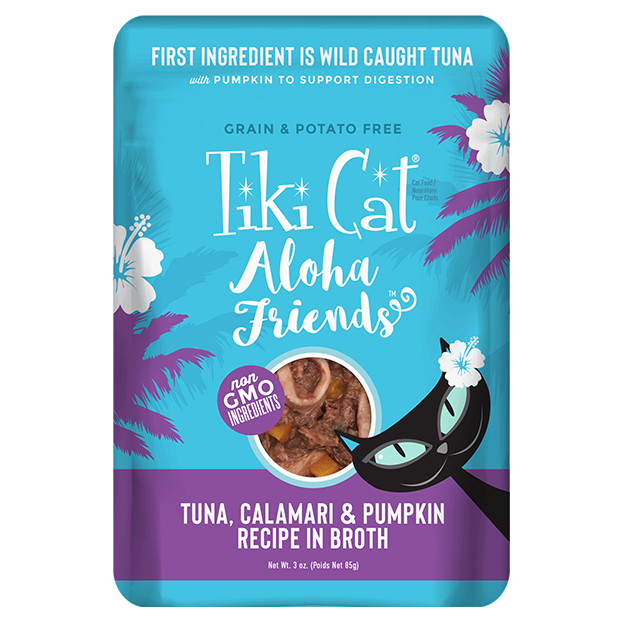 Tiki Cat Aloha Friends Tuna, Calamari & Pumpkin