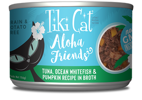 Tiki Cat Aloha Friends Tuna, Ocean Whitefish & Pumpkin