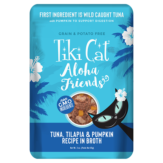 Tiki Cat Aloha Friends Tuna, Tilapia & Pumpkin