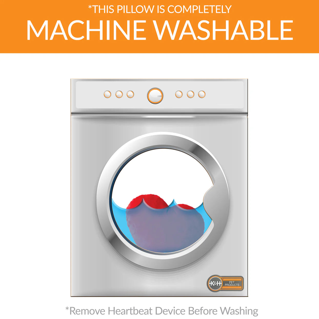 K & H Pet Products - Mother's Heartbeat Puppy Pillow