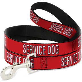 Buckle Down - Lead Nylon Service Dog 0.5"x4'