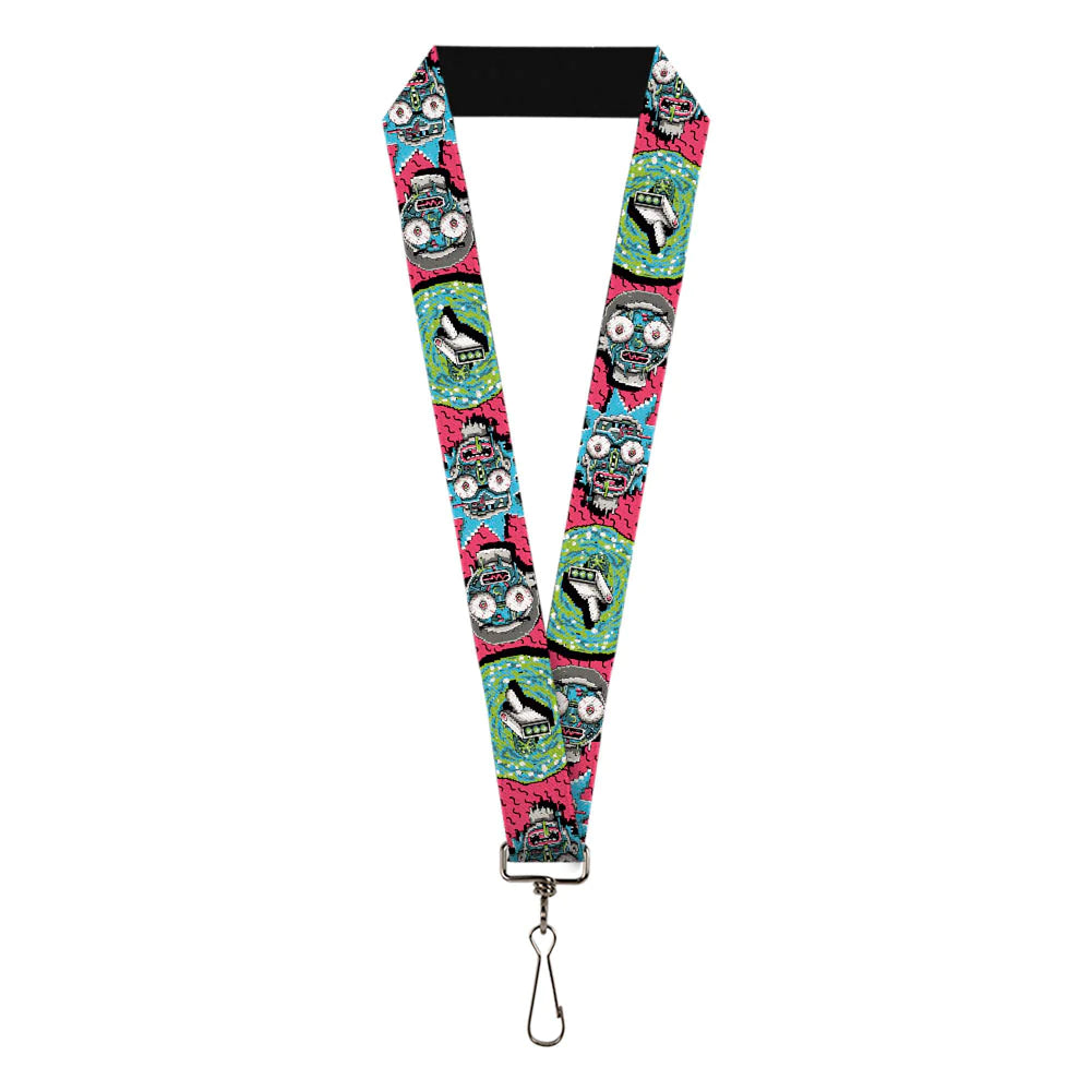 Buckle Down Lanyard Rick and Morty Circuit