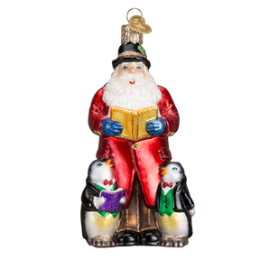 Old World Christmas - Caroling Santa Ornament