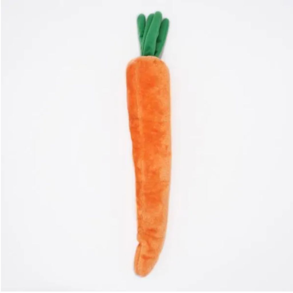 ZippyPaws - Jigglerz Carrot Plush