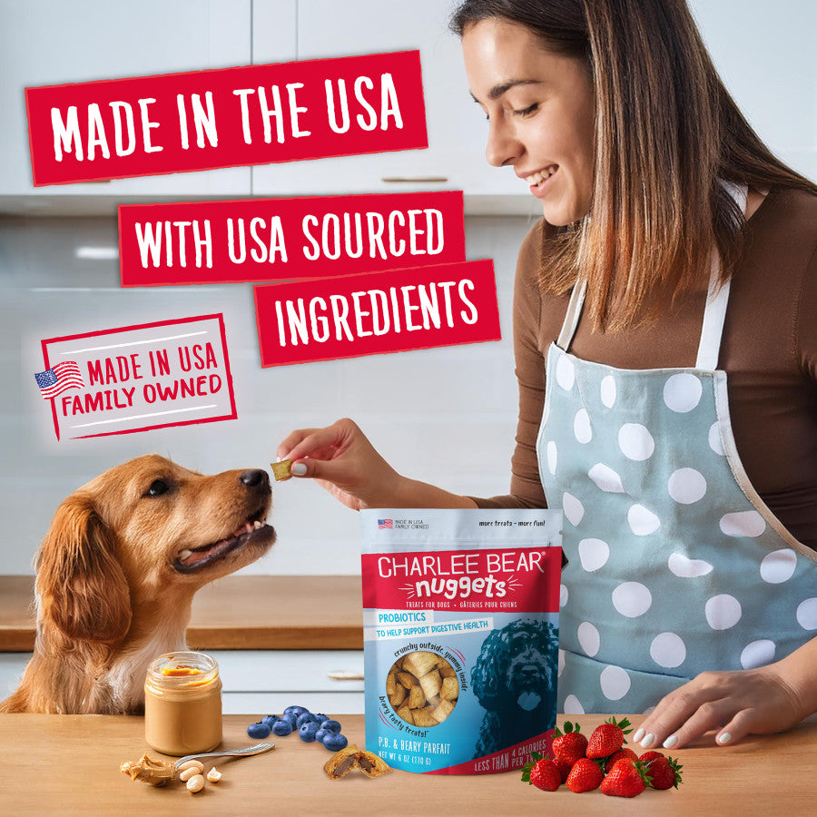 Central Pet Houston - Charlee Bear Nuggets P. B. & Beary Parfait Treats For Dogs