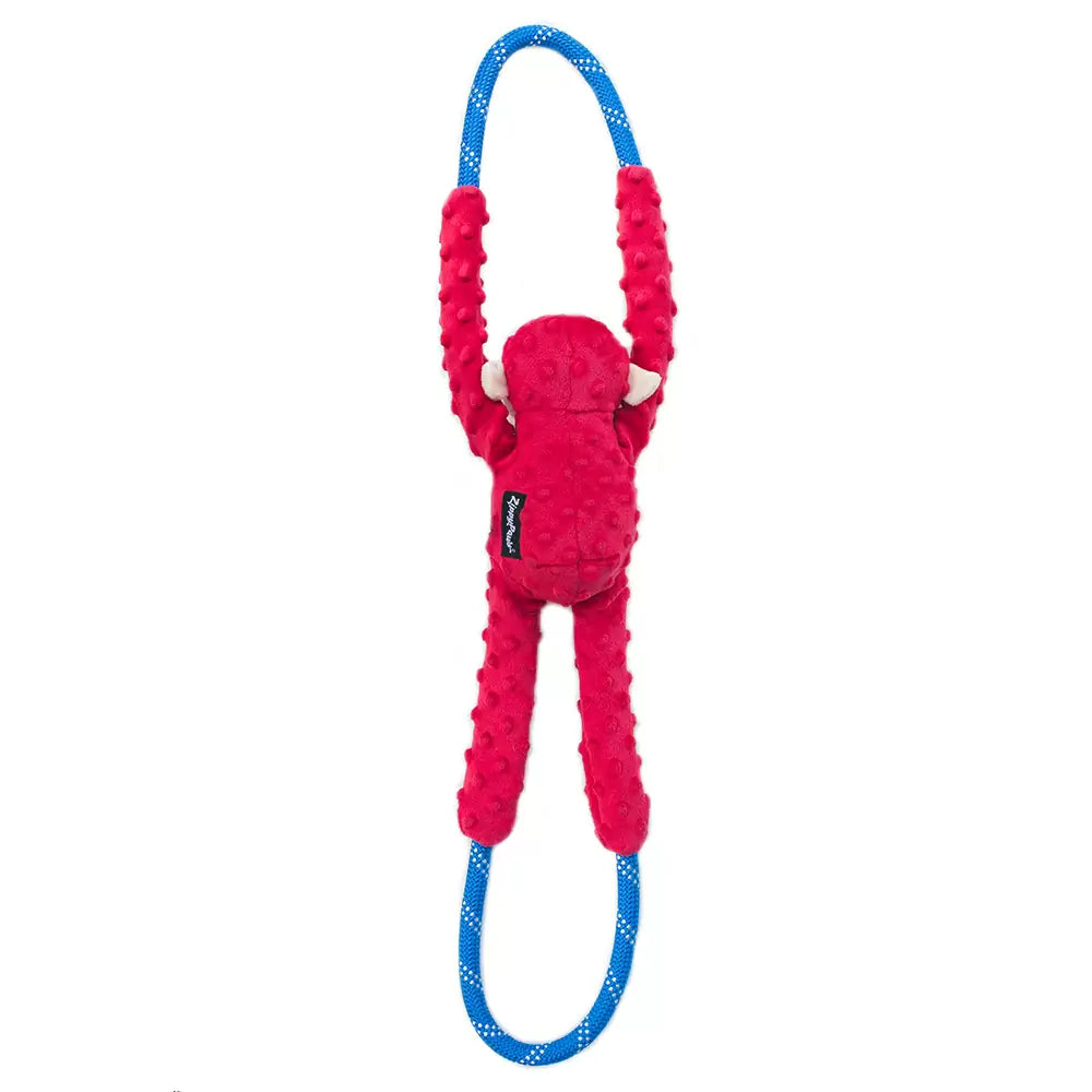 ZippyPaws - Monkey Rope Tugz Red