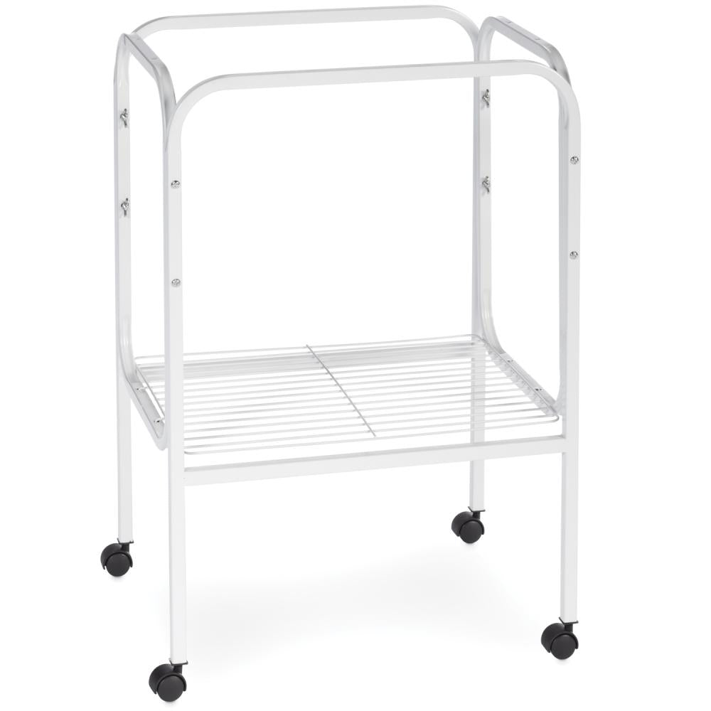 Stand For Bird Cages With Storage Shelf On Casters 19"L x19"W x27"H