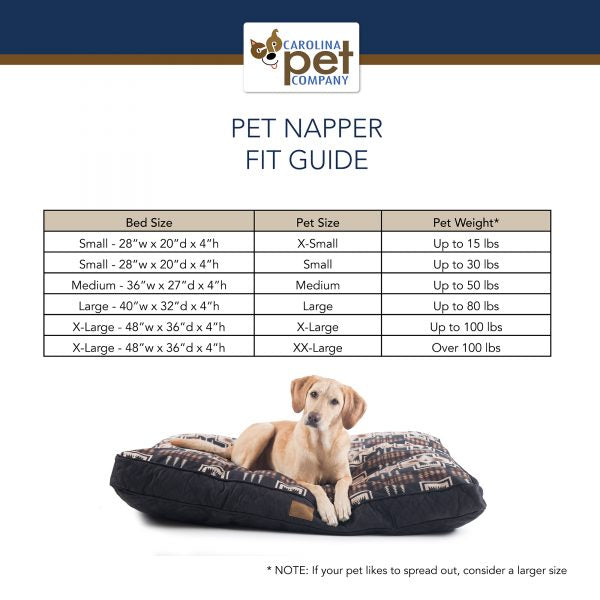 Carolina Pet - Pendleton Grey Stewart Tartan Plaid Pet Napper Dog Bed