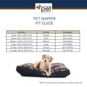 Carolina Pet - Pendleton Pet Napper Vintage Camp Umber Dog Bed