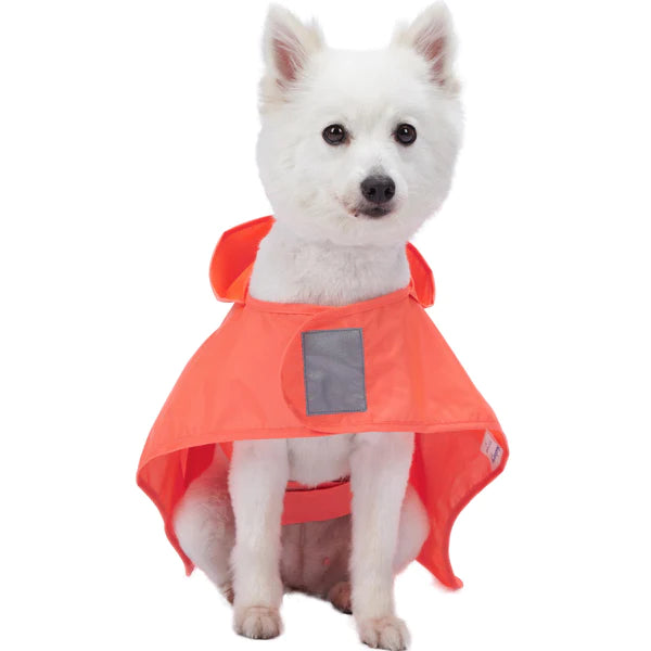Blueberry Pet - 3M Reflective Dog Raincoat Hooded Bright Orange