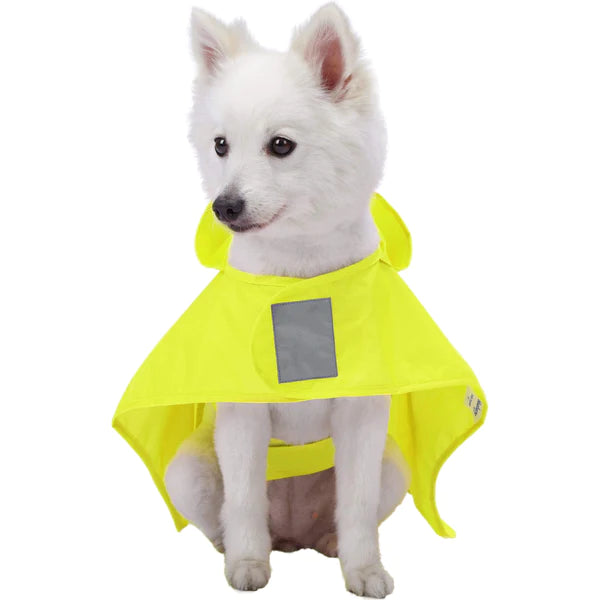 Blueberry Pet - 3M Reflective Dog Raincoat Hooded Sunshine Yellow