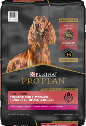 Purina Pro Plan, FOCUS - All Breeds, Adult Dog Sensitive Skin & Stomach Lamb & Oat Meal Recipe Dry Dog Food-Southern Agriculture