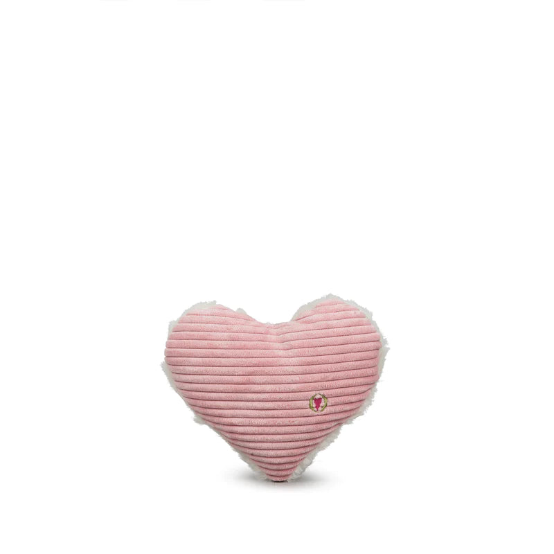 Pearlescent Heart Corduroy & Plush With Pearlescent Hearts