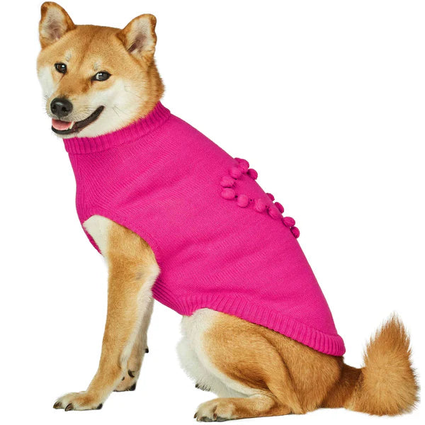 Blueberry Pet - Heart Designer Dog Sweater Pink