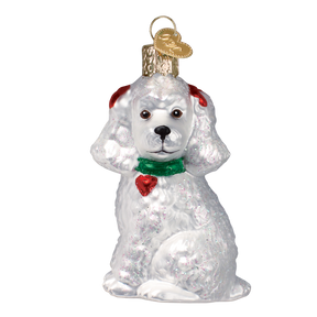 Old World Christmas - Poodle Ornament-Southern Agriculture