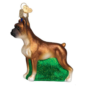 Old World Christmas Boxer Ornament