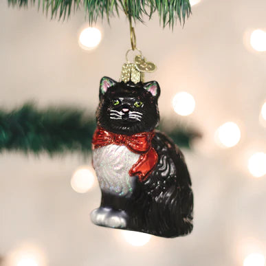 Old World Christmas - Tuxedo Kitty Ornament