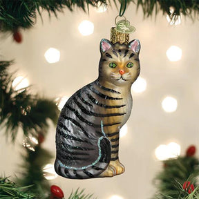 Old World Christmas - Tabby Cat Ornament