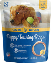 N-Bone - Puppy Teething Ring 3 Pack Chicken Flavor Dog Treats
