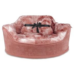 Precious Tails - Princess Pet Bed with Bone Pillow