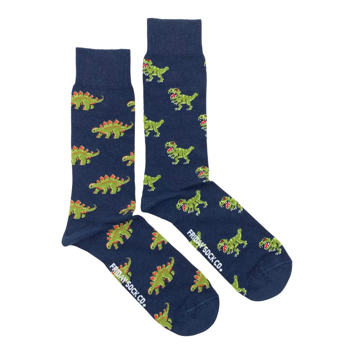 Friday Sock Co. - Men's Socks Green Dinosaurs