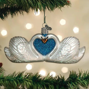 Old World Christmas - Swans in Love Ornament