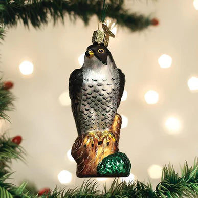 Old World Christmas - Ornament Glass Peregrine Falcon