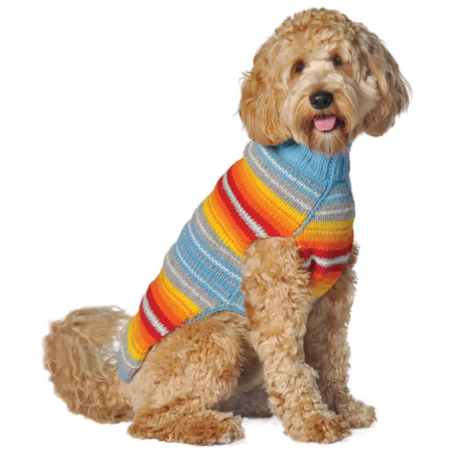 Chilly Dog - Dog Sweater Turquoise Serape