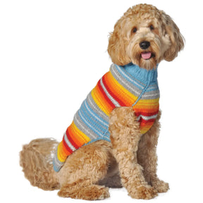 Chilly Dog - Dog Sweater Turquoise Serape