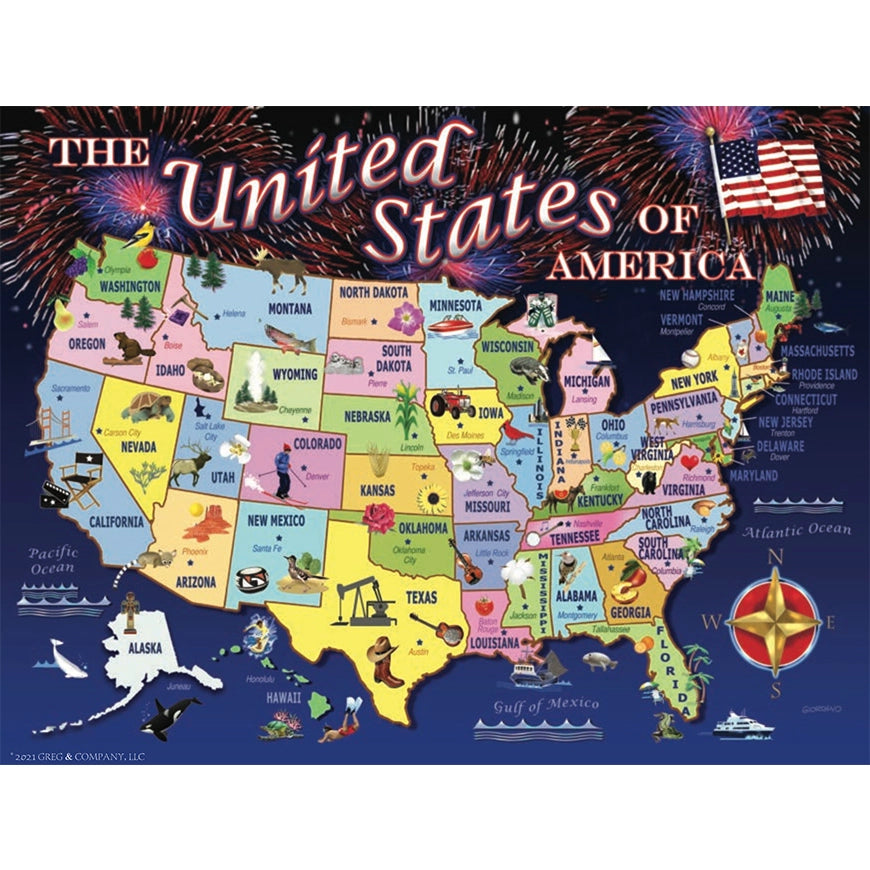 Puzzle USA Map